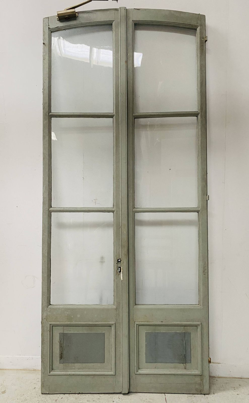 Double Passage Doors In Patinated Wood, 19th Century photo 982.13