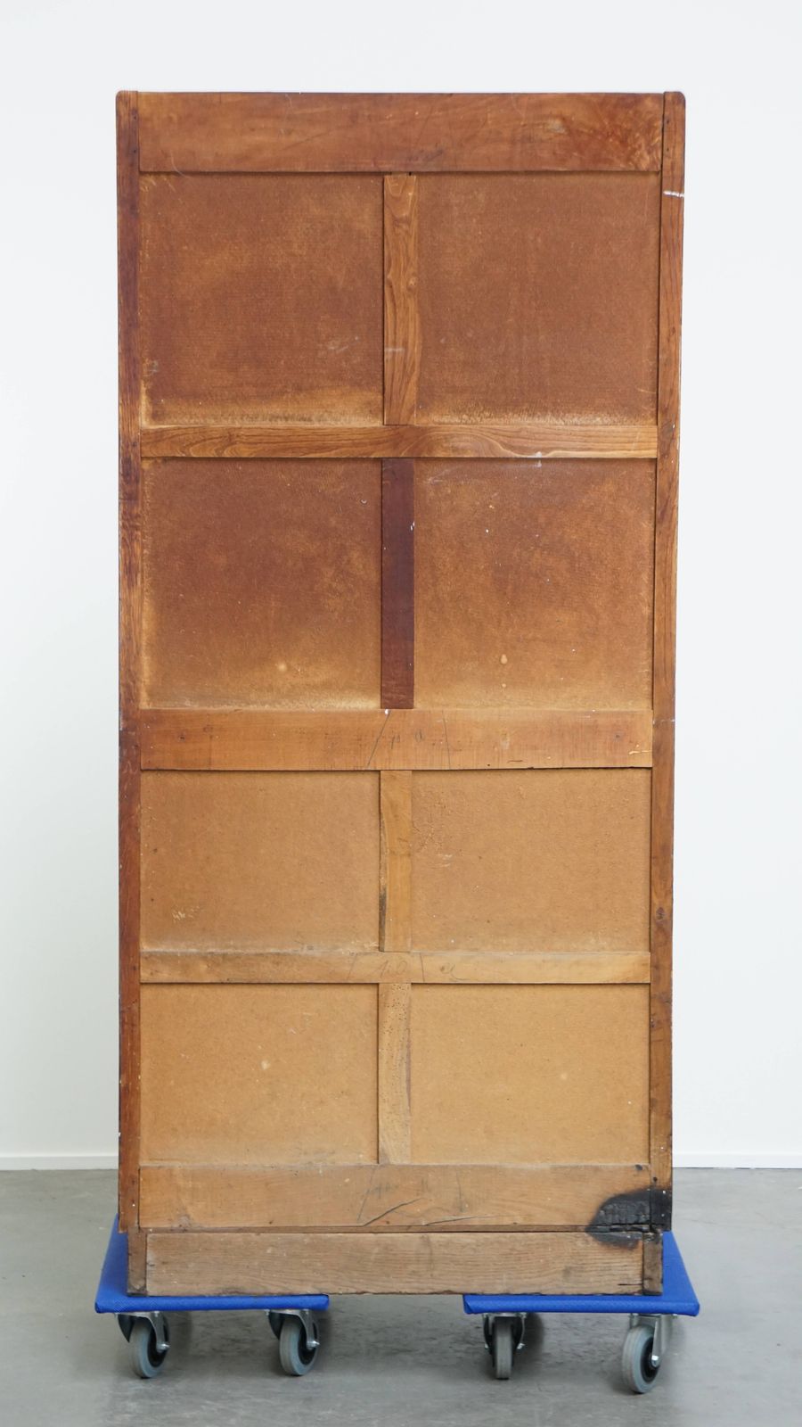 Insane Antique Oak Notary Cabinet With Two Roller Doors, A Working Lock And A Beautiful Patina photo Furniture