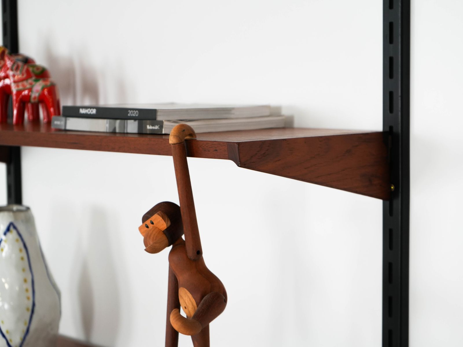 Teak Modular Shelving Unit, Danish Design, 1960s, Designer: Kai Kristiansen, Manufacturer: Fm Møbler photo vintage