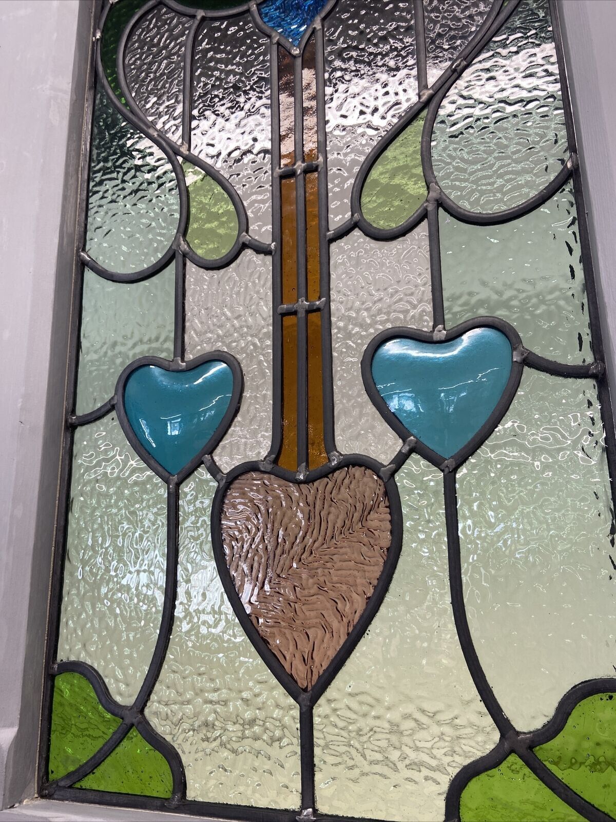 X Large Victorian Stained Glass Front Door Old Reclaim Antique Wood Arts Crafts photo buy