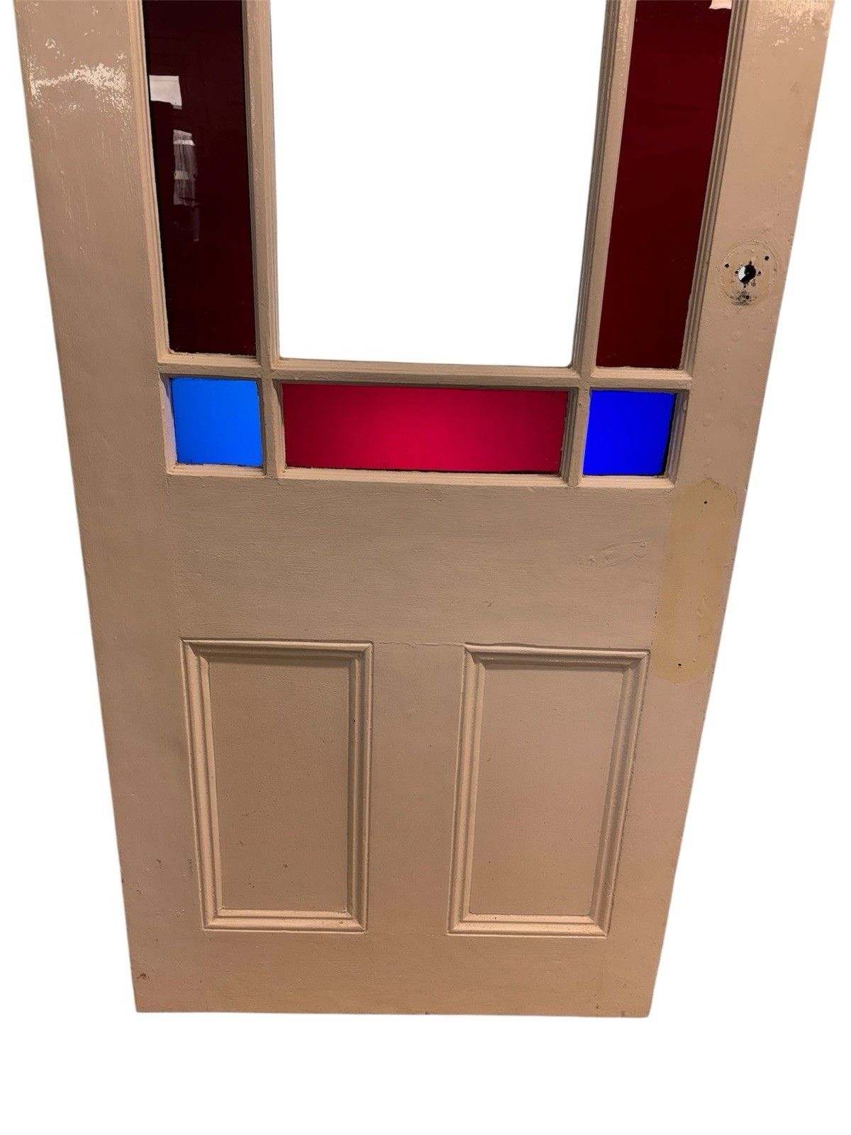 Victorian Stained Glass Internal Vestibule Door Period Old Antique Reclaimed photo vinterior
