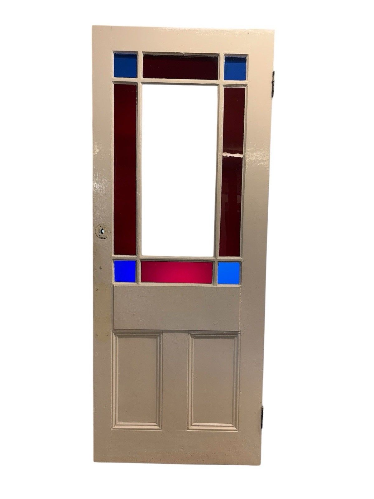 Victorian Stained Glass Internal Vestibule Door Period Old Antique Reclaimed photo vintage
