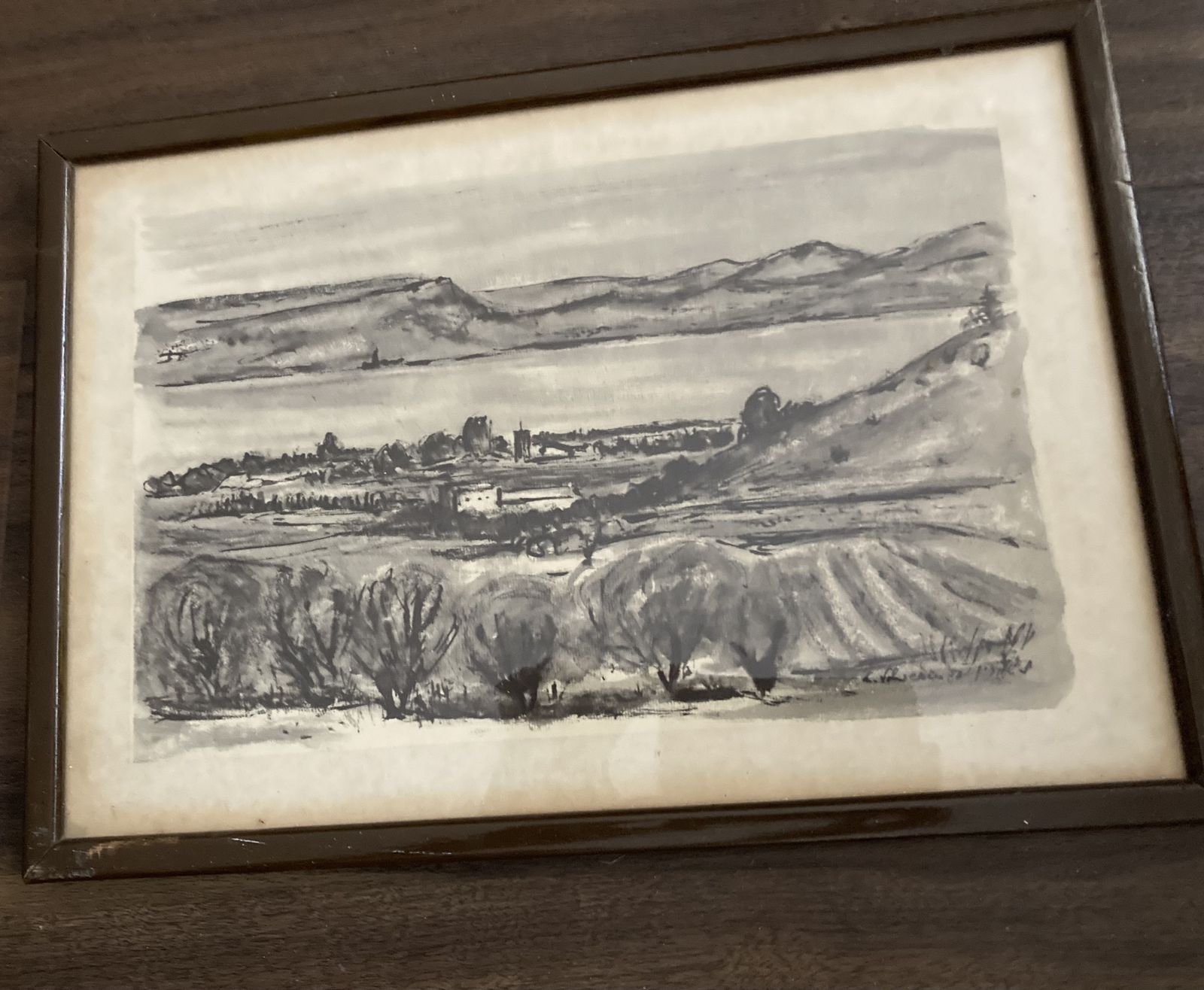 Pair Of Print By The Artist Ludwig Schwerin (1897 1983) German Israeli Jewish Painter. photo Art