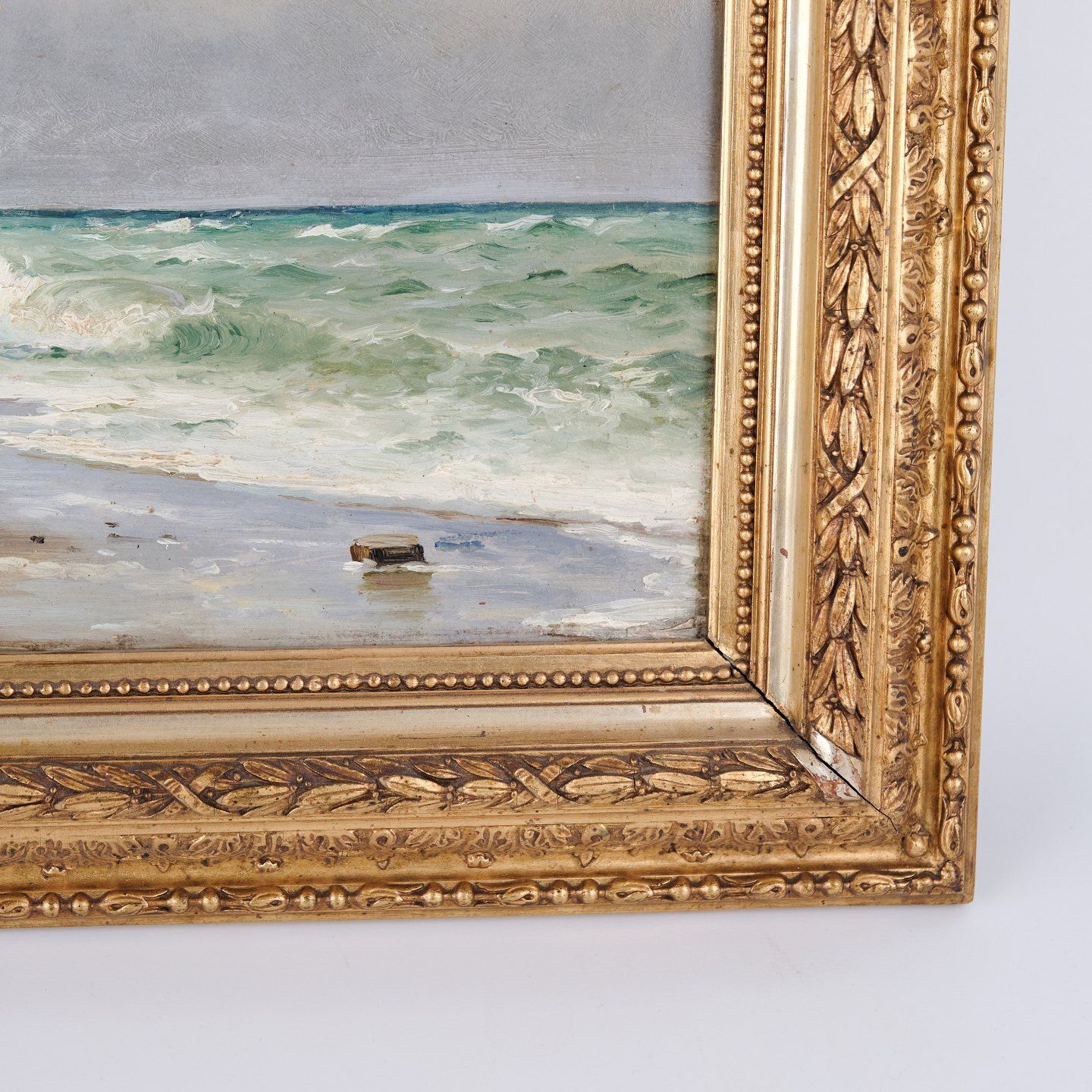 Marine Painting   Oil Painting On Canvas   Holger Lübbers   Signed   Denmark   19th Century photo Art
