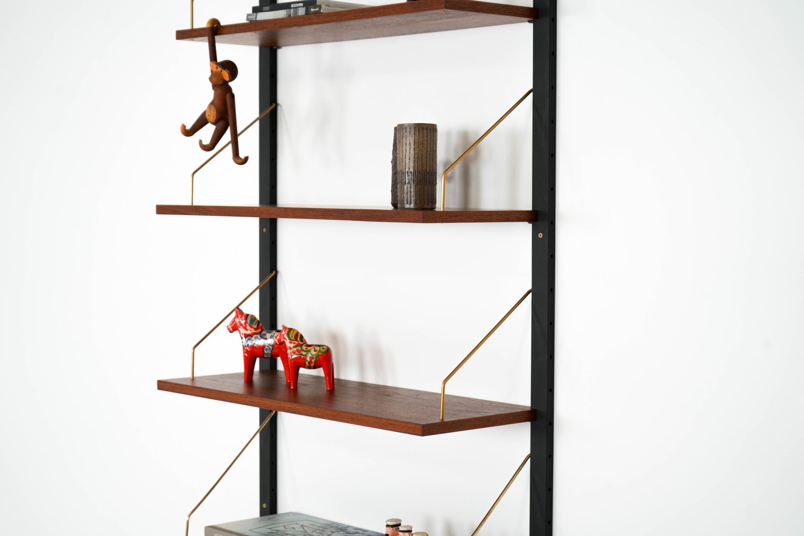Teakhouten Wandkast, Deens Design, Jaren 1960, Productie: Denemarken photo vinterior