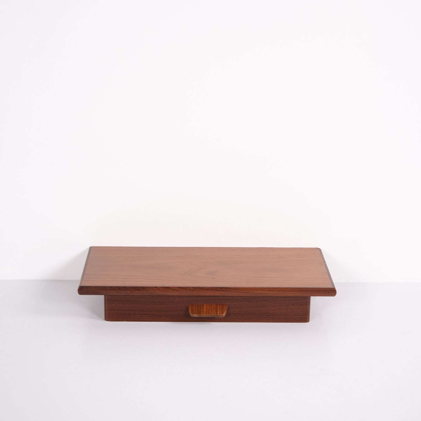Wall Hung Shelf With Drawer   Teak   Poul M. Volther   1960s