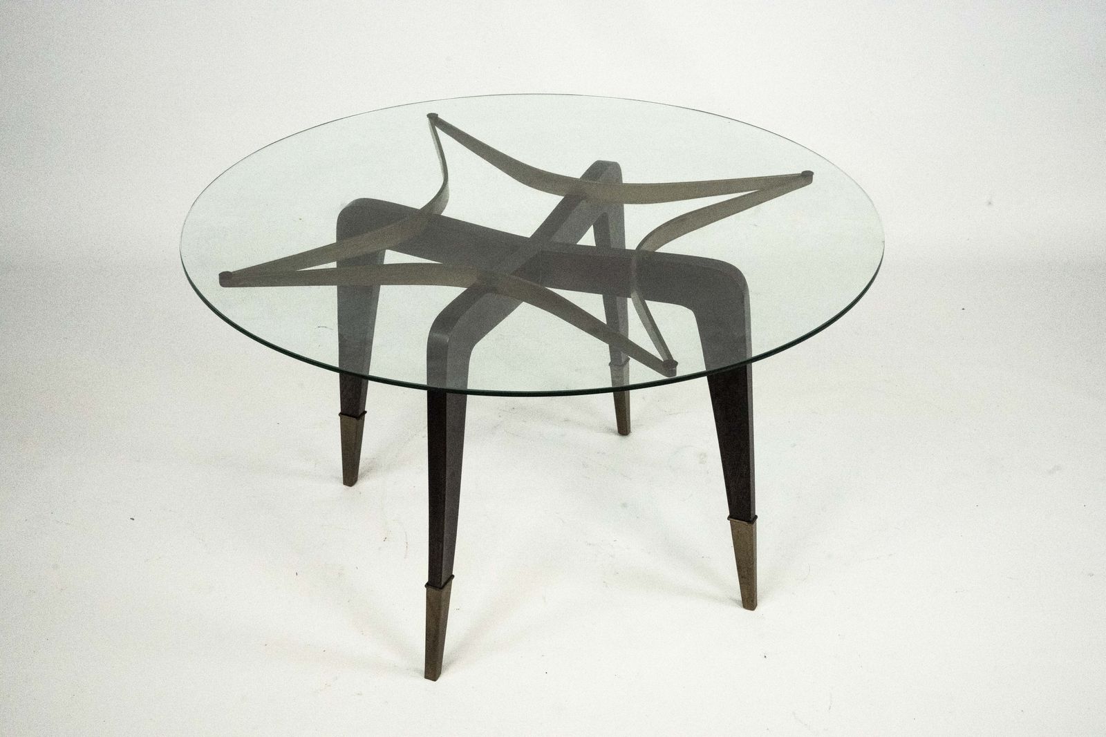 Rare Mid Century Round Coffee Table By Paolo Buffa, Italy, 1950s. photo furniture