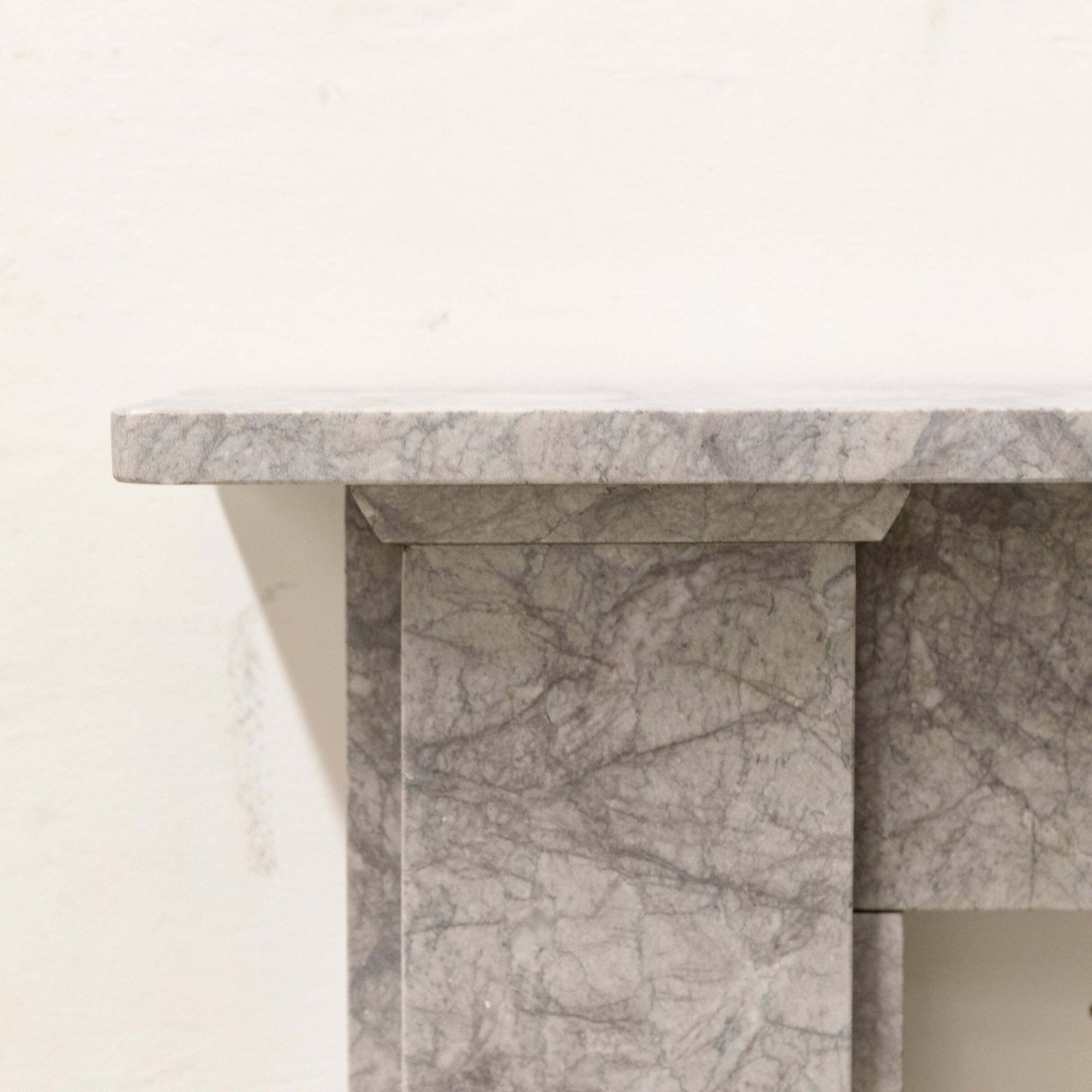 Early Georgian Style Grey Marble Fireplace Surround photo for sale