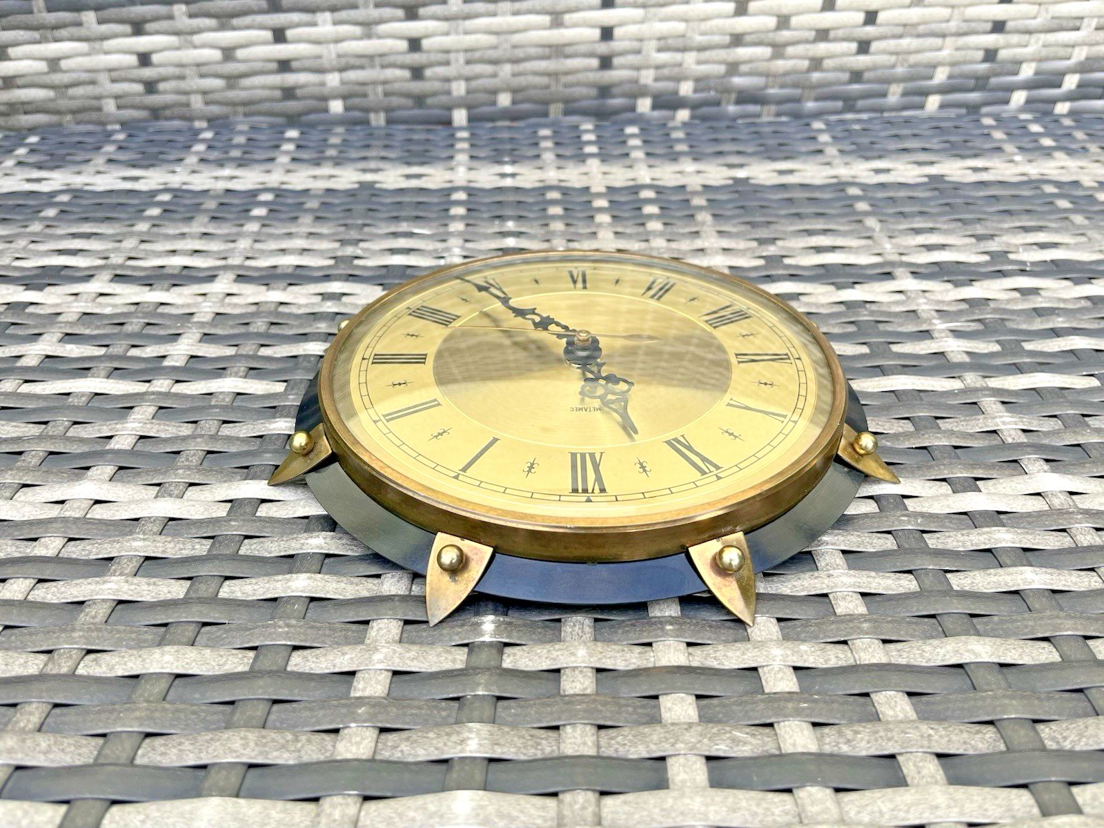 photo furniture Mid Century 60's 70's Metamec Sunburst Wall Clock Kitchen Office Vintage Retro