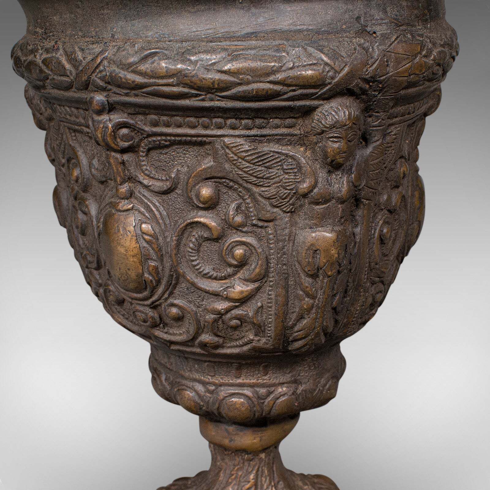 Antique Grand Tour Planter, Italian, Bronze, Bouquet Vase, Urn, Early Victorian photo vintage