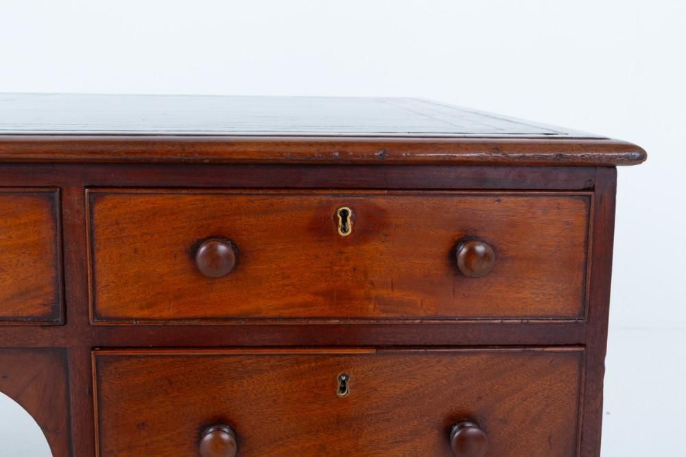 Victorian Partners Desk Mahogany Writing Table 1860 photo 3450.0