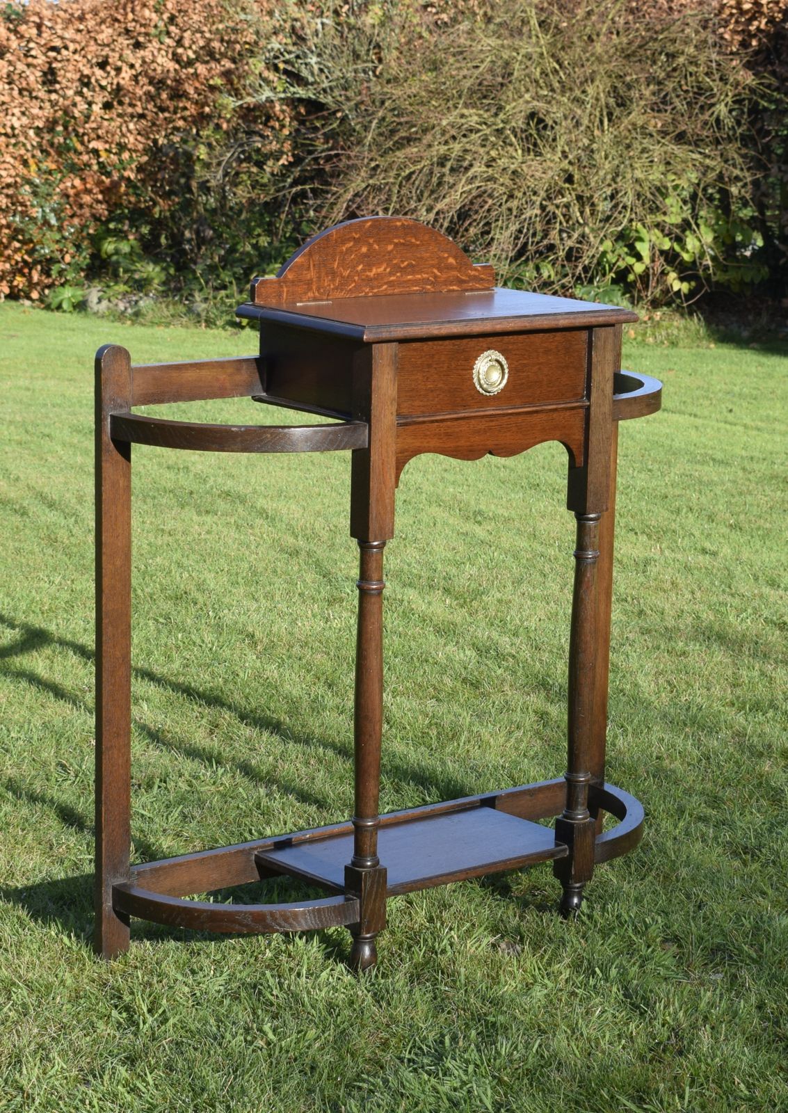 Early 20th Century Oak Hallstand photo Furniture