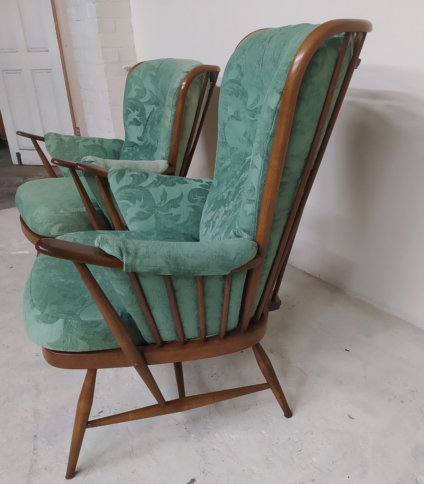 Ercol Evergreeen Pair Of Vintage Armchairs. photo buy
