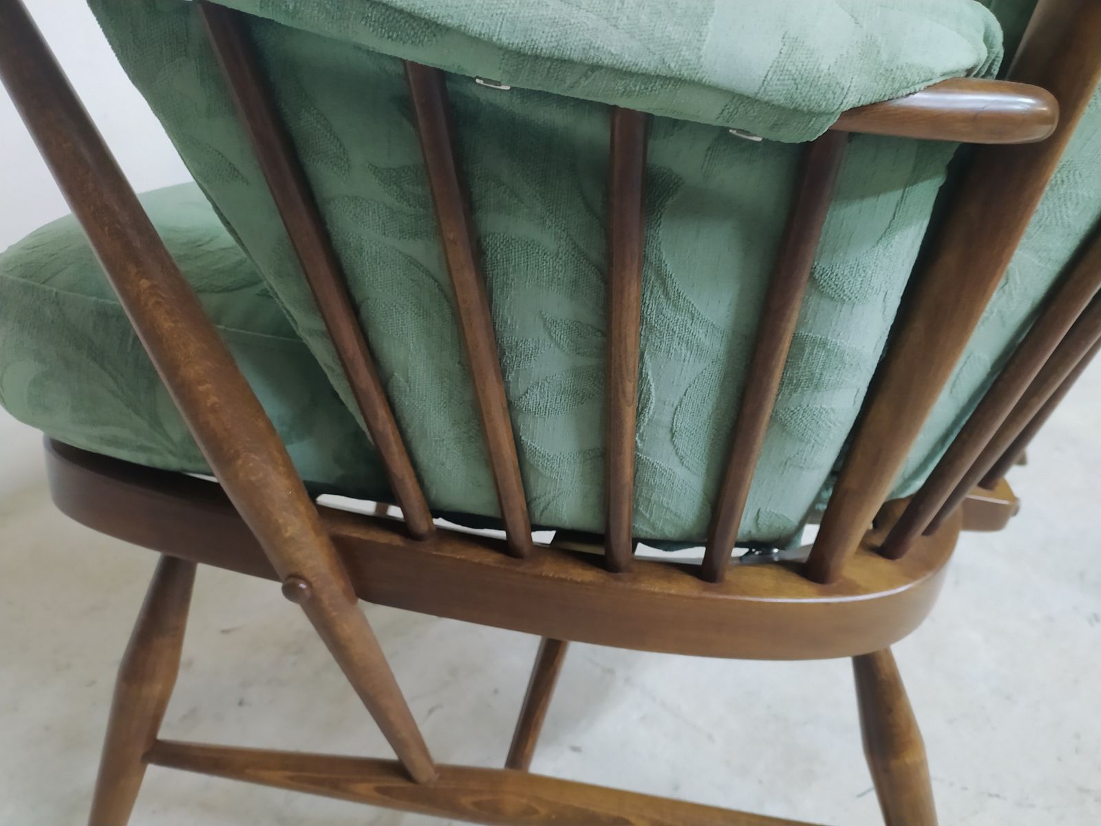 photo furniture Ercol Evergreeen Pair Of Vintage Armchairs.