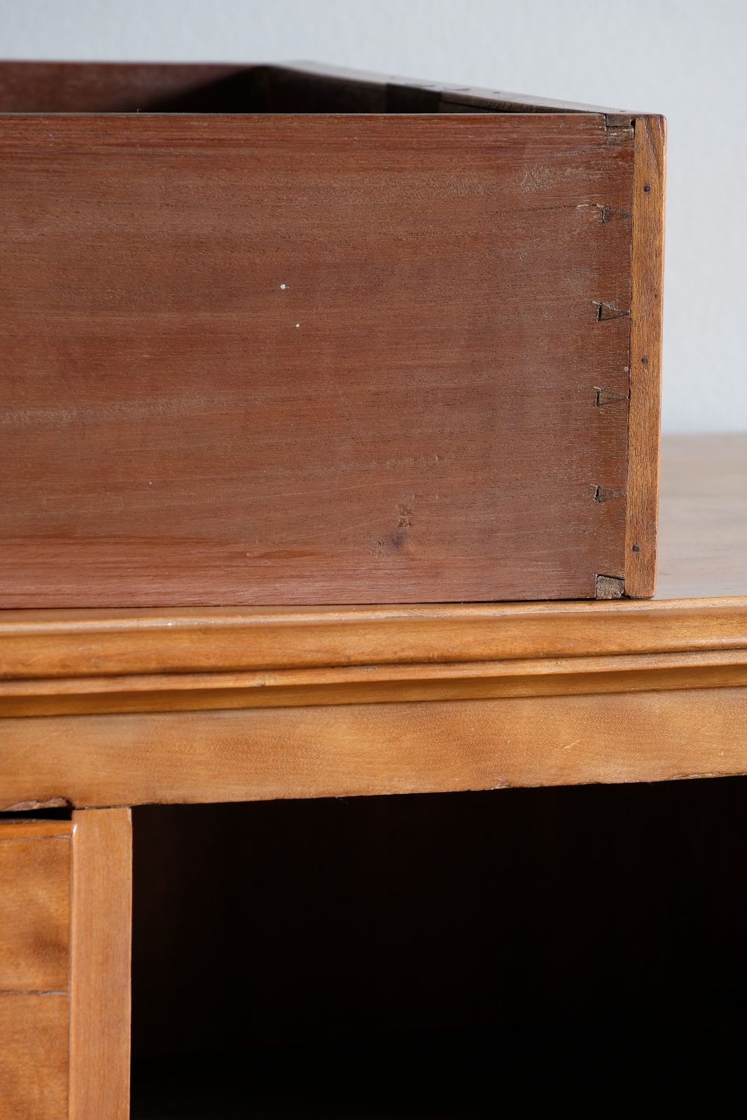 Victorian Scottish Satin Birch Chest Of Drawers With Plinth Drawer photo for sale