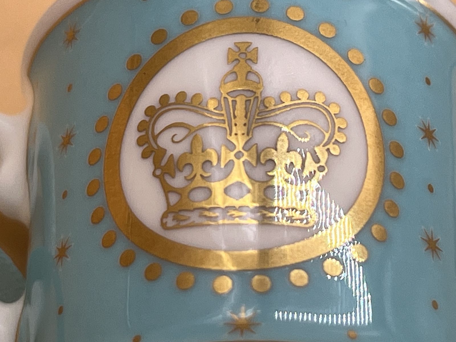 Miniature Buckingham Palace Porcelain Royal Collection Beaker / Mug In Original Packaging. photo vinterior
