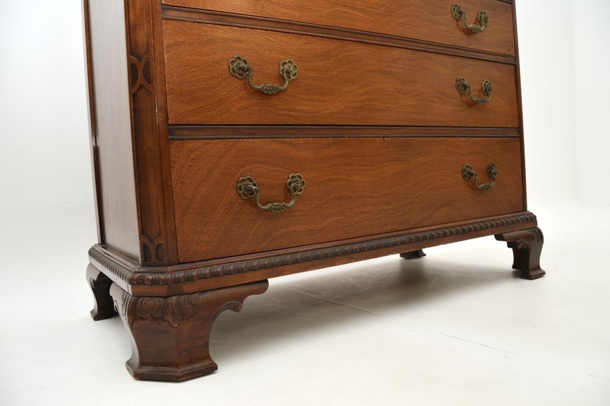 Antique Georgian Style Mahogany Chest Of Drawers photo 904.0