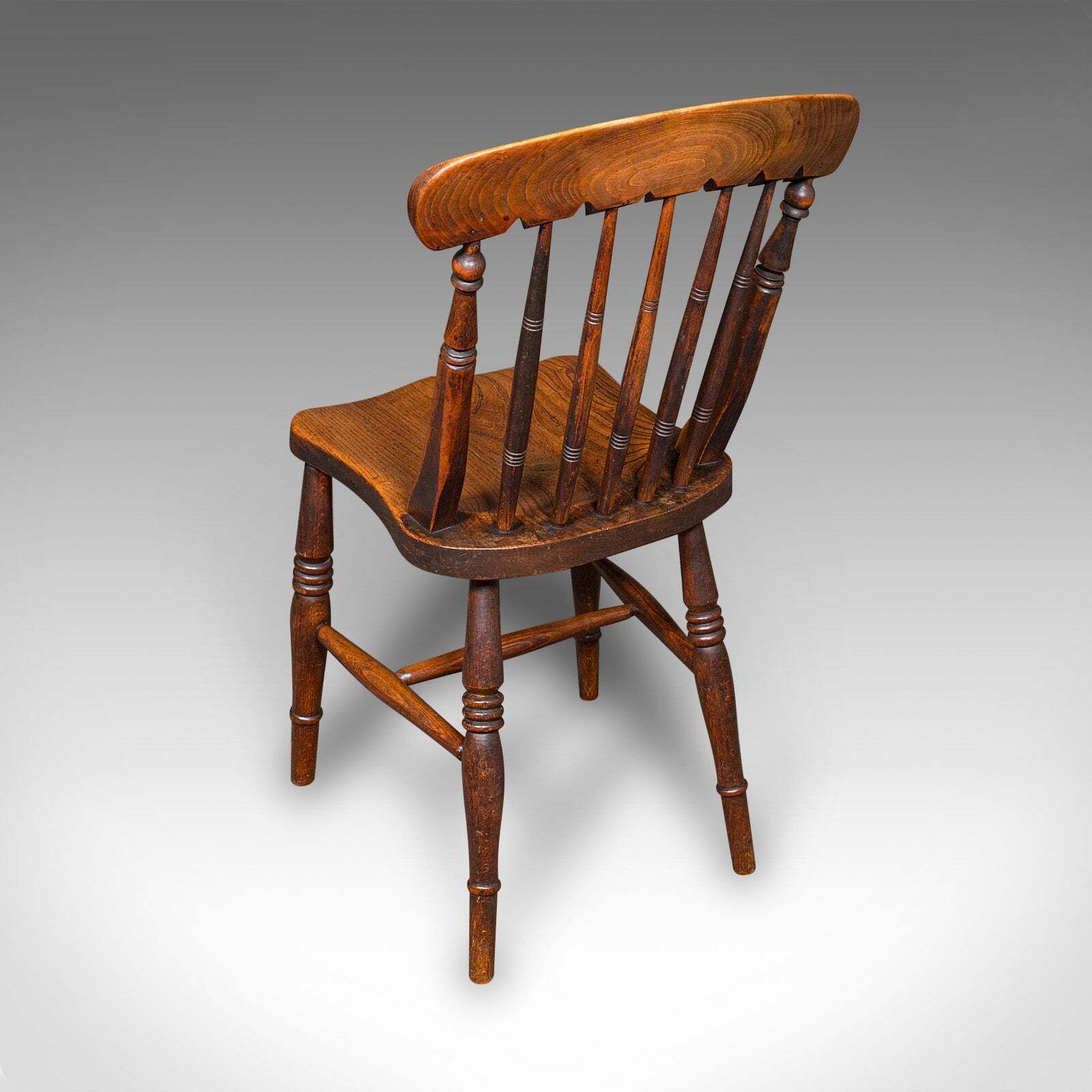 Trio Of Antique Station Chairs, English Elm, Reception Hall Side Seat, Victorian photo buy