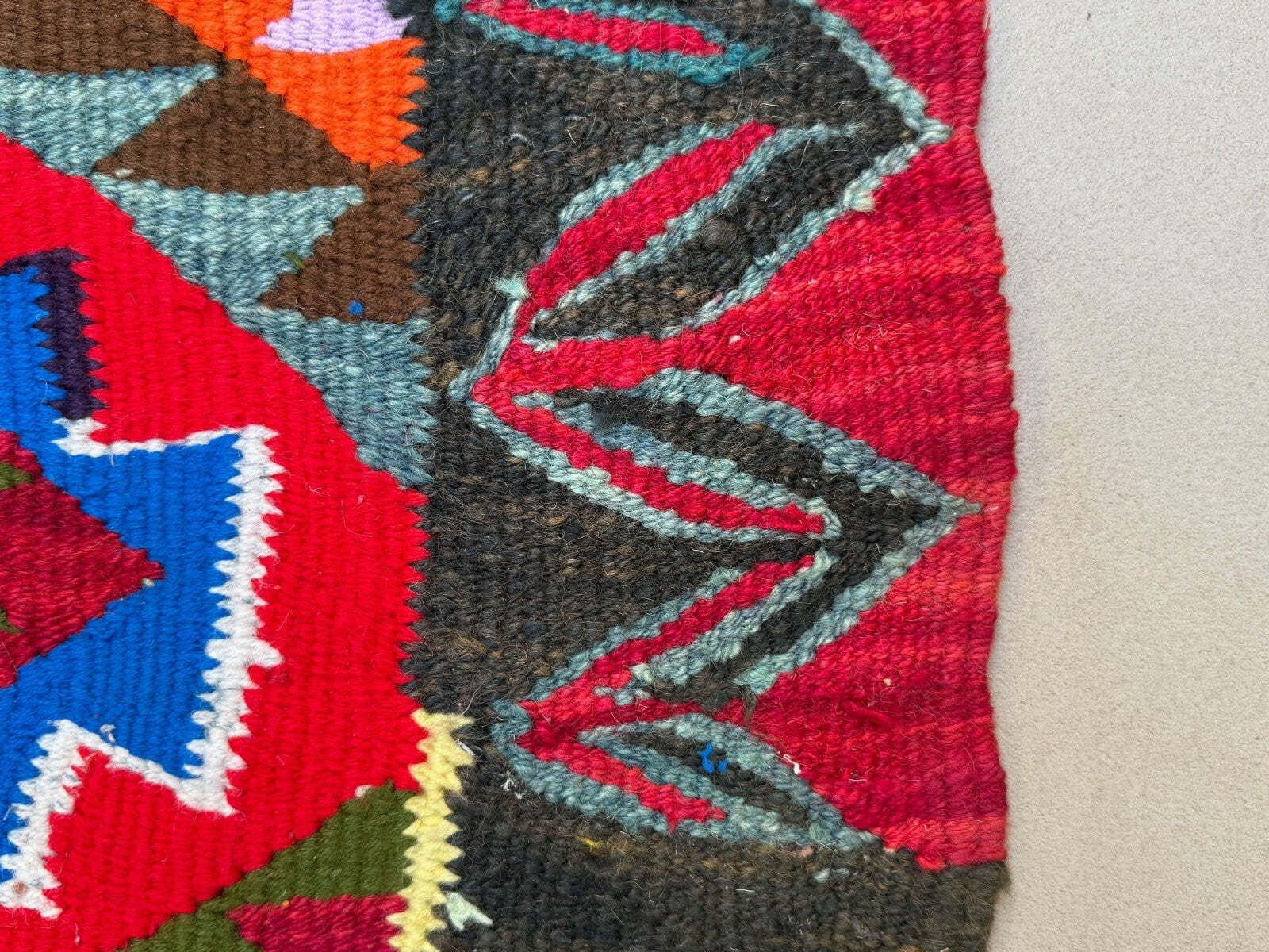 photo vinterior Turkish Kilim Runner 295x90 Cm, Vintage Kelim Rug, Eagles And Scorpions 2514