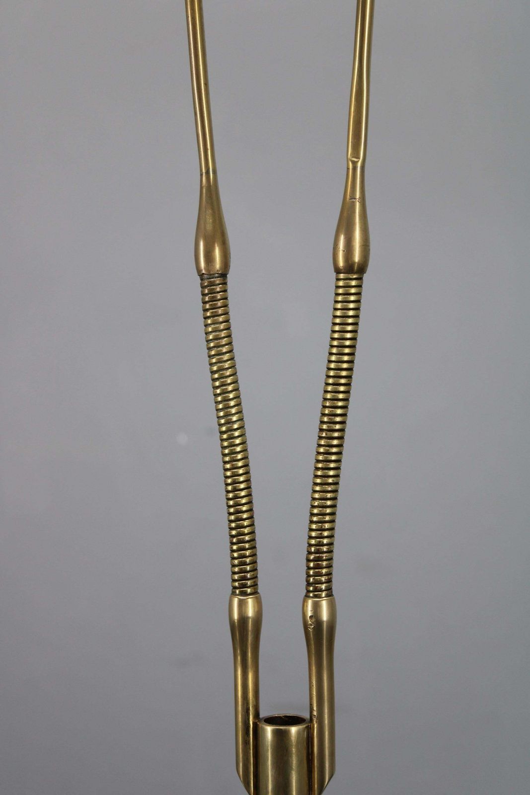 Rare Angelo Lelii Adjustable Italian Marble And Brass Floor Lamp, 1952 photo 5569.0