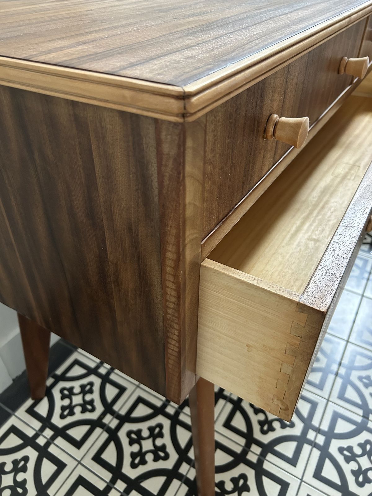 photo for sale Morris Of Glasgow Walnut Dressing Table