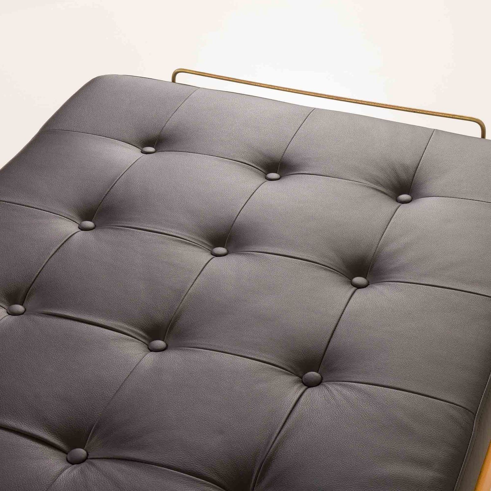 photo for sale Danish Mid Century Daybed In Black Leather Attr. To Horsens Mobelfabrik, 1960s
