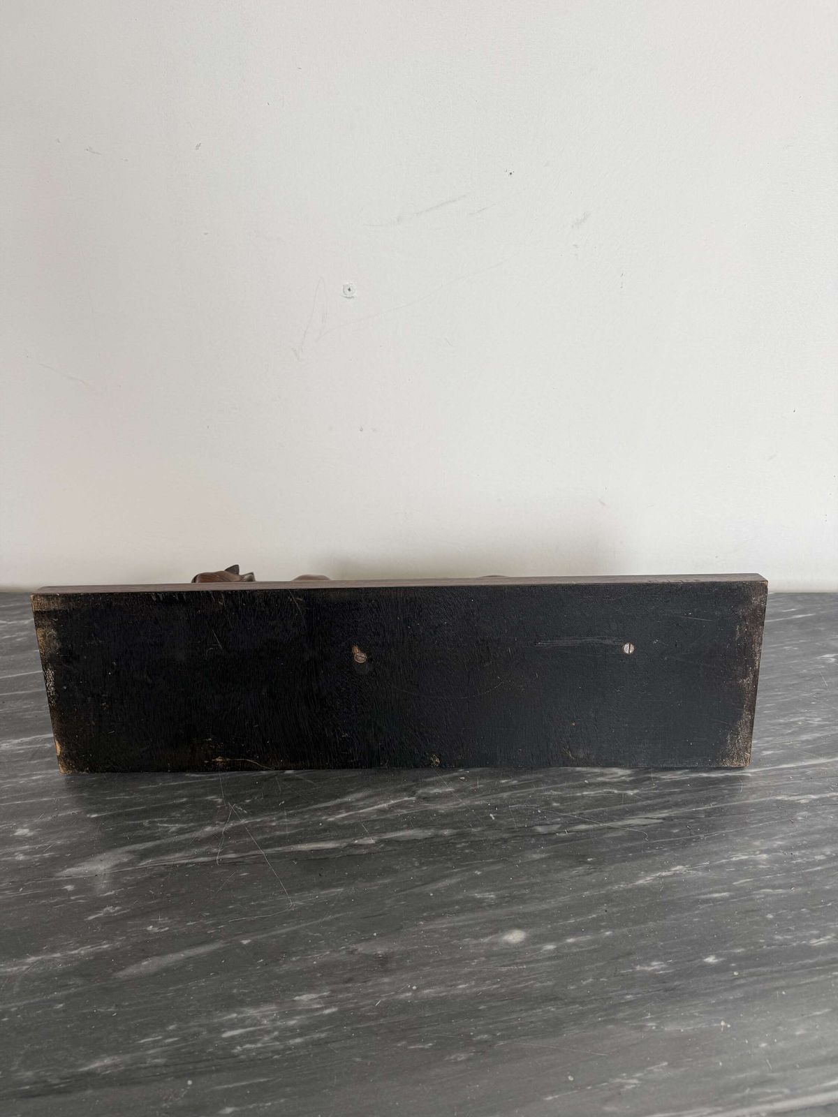 photo furniture Art Deco Carved Wood Sculpture Of A Panther
