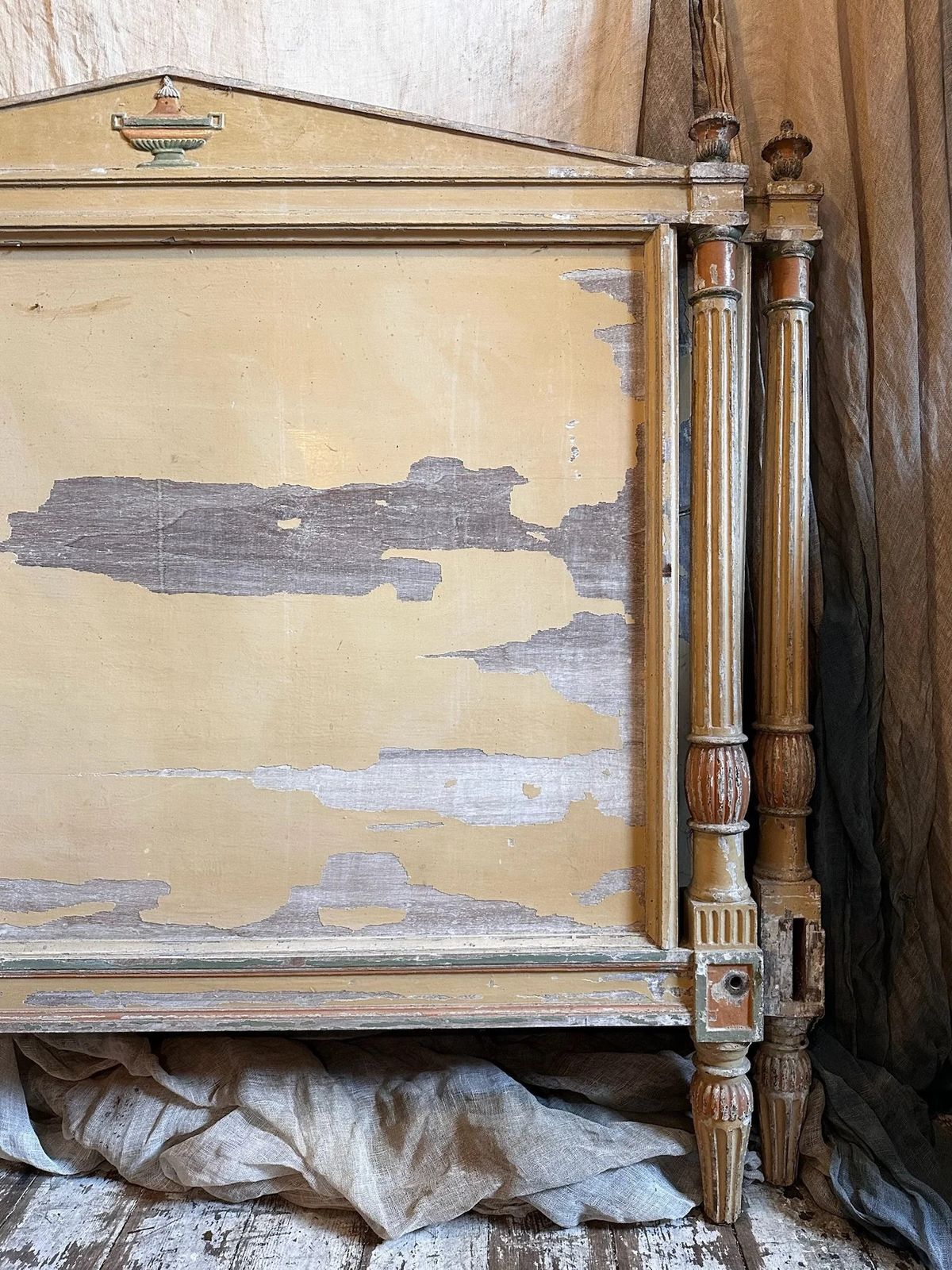 French Empire Bed With Urn Detail, C1880 photo furniture