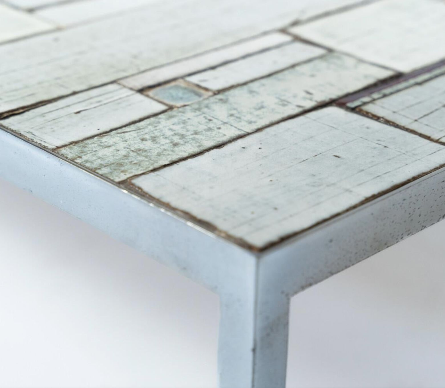 photo furniture Mid Century Mosaic Coffee Table Attributed To Pia Manu, 1970s