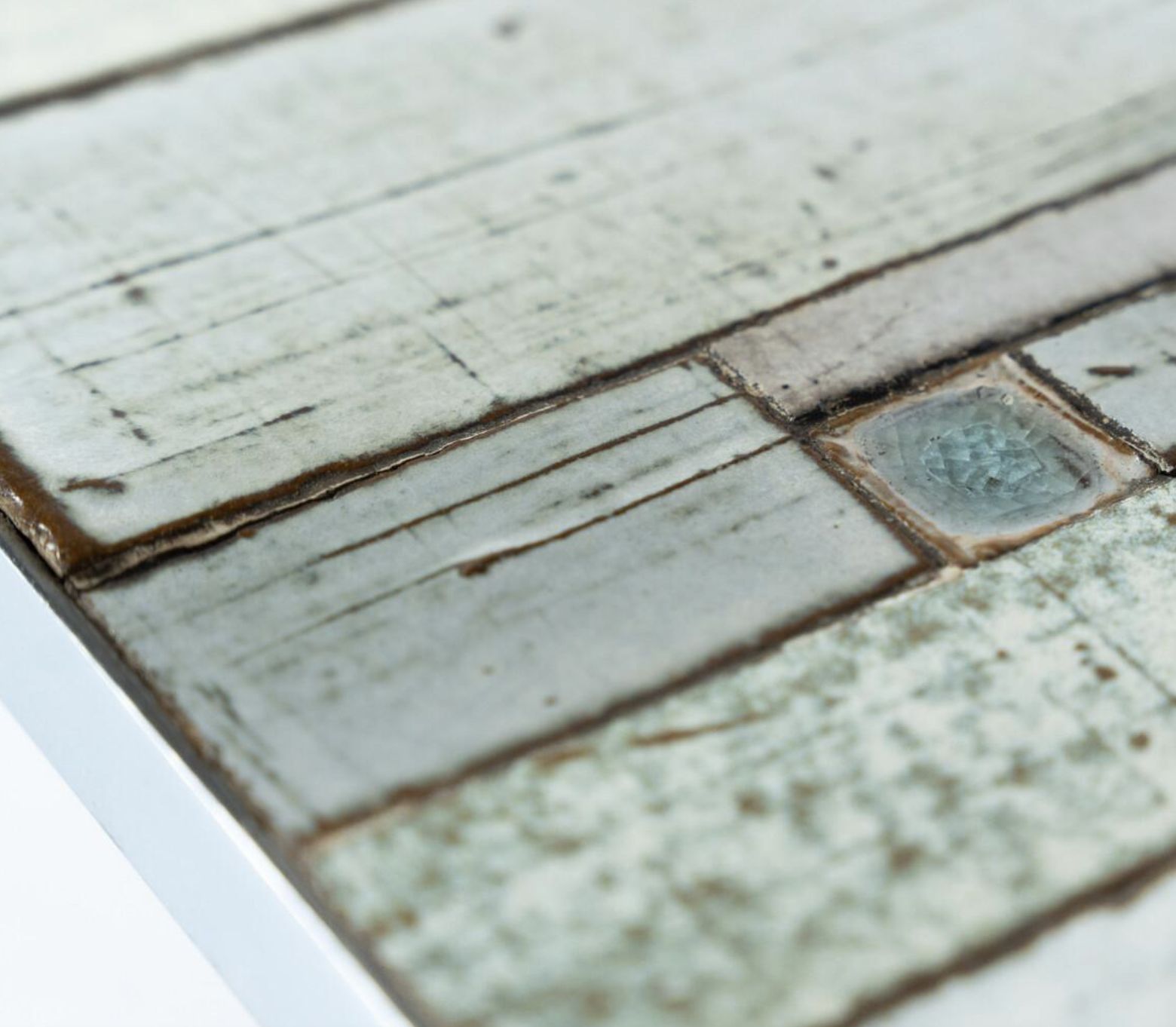 photo for sale Mid Century Mosaic Coffee Table Attributed To Pia Manu, 1970s