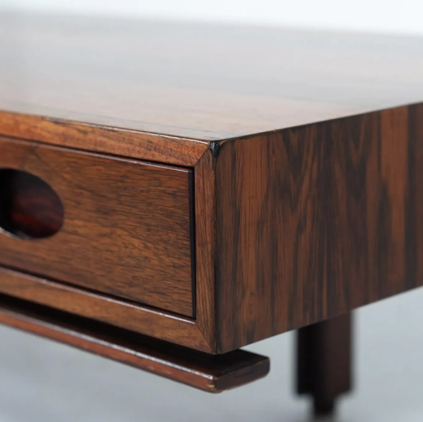 Mid Century Gianfranco Frattini, Wooden Coffee Table For Bernini, Italy, 1960s photo Furniture
