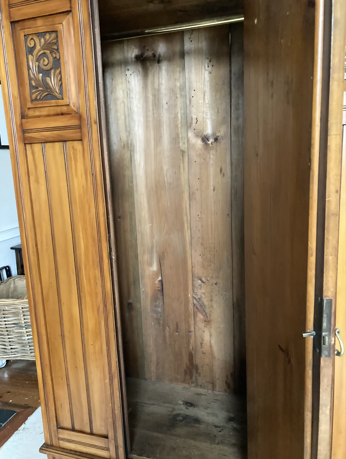 Antique Ornate Wardrobe Early 20th Century photo buy