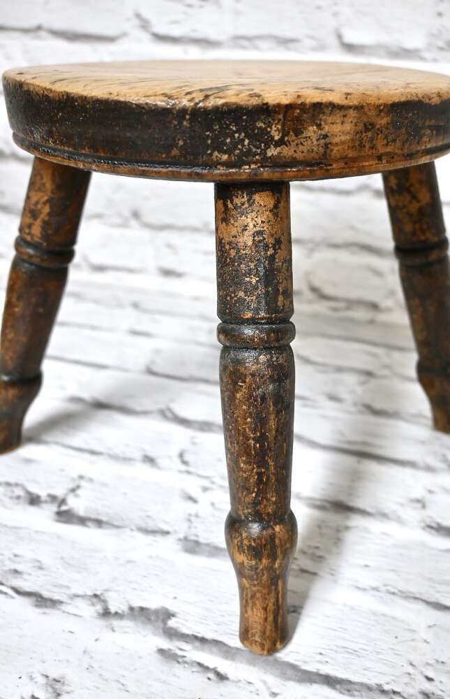 Small Antique Hearth Stool photo for sale