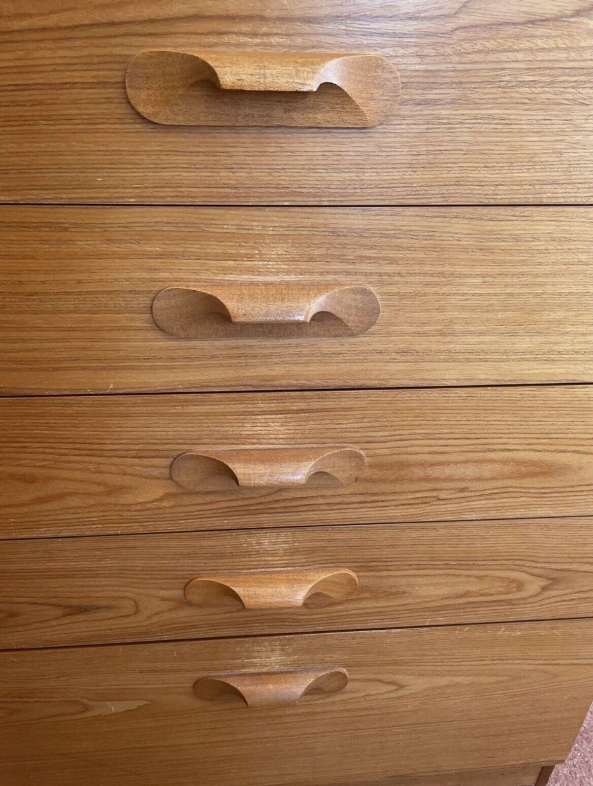 Austinsuite Late 20th Century Teak Chest Of 5 Drawers photo Furniture