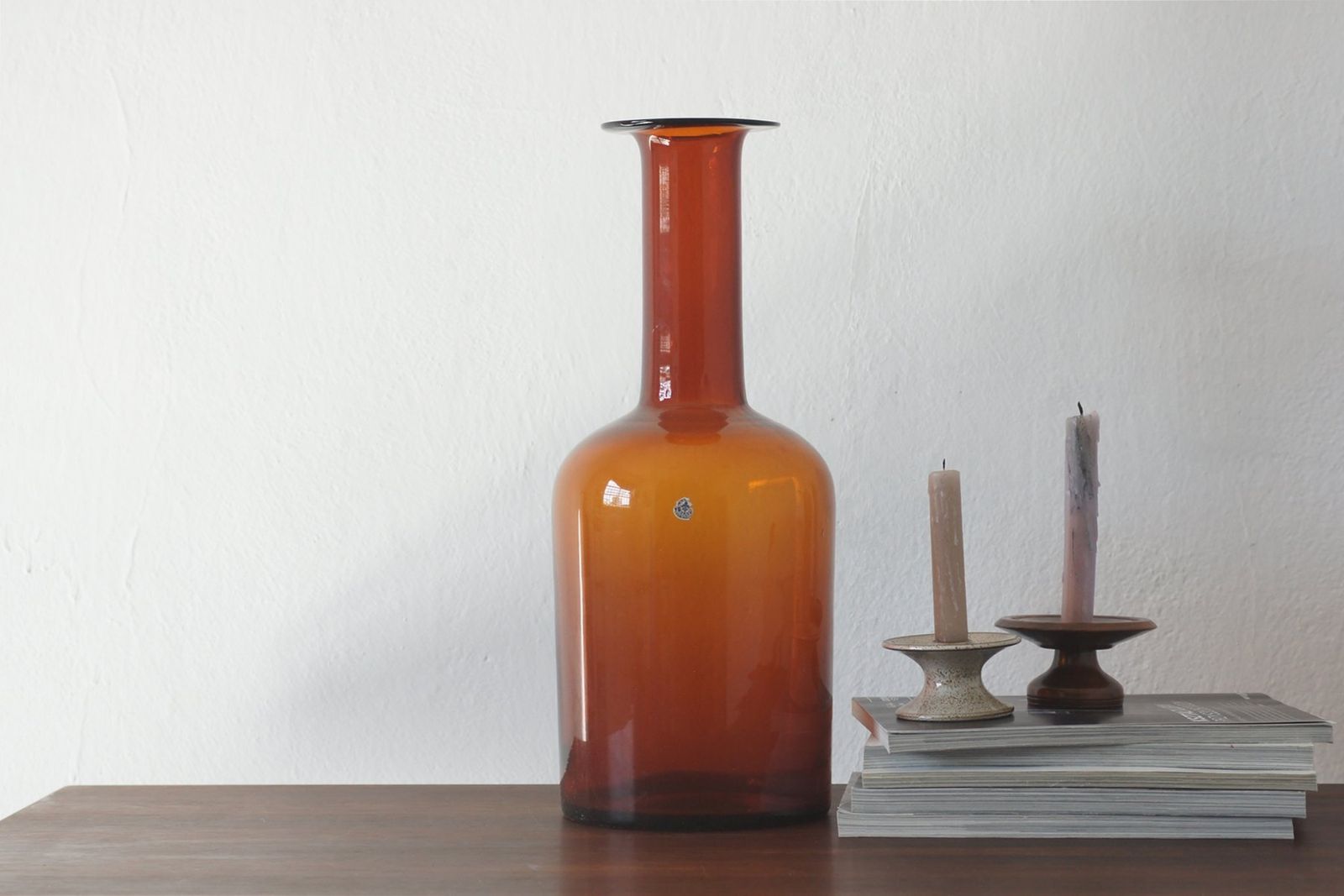 Vase By Otto Brauer For Holmegaard, 1960s photo 927.0