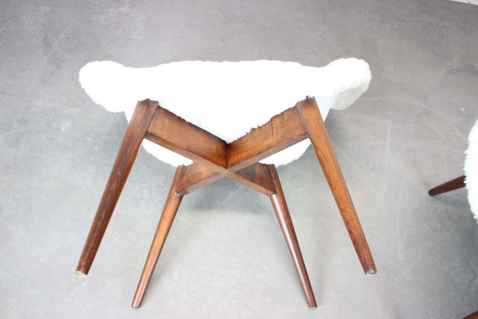 Pair Of Restored Lounge Chairs By Miroslav Navratil, 1960s photo vinterior