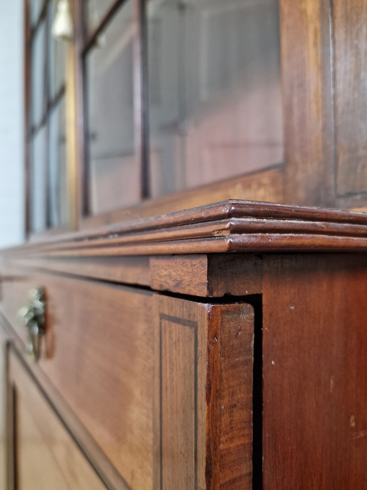Antique Mahogany Bookcase Cupboard   George IV photo for sale
