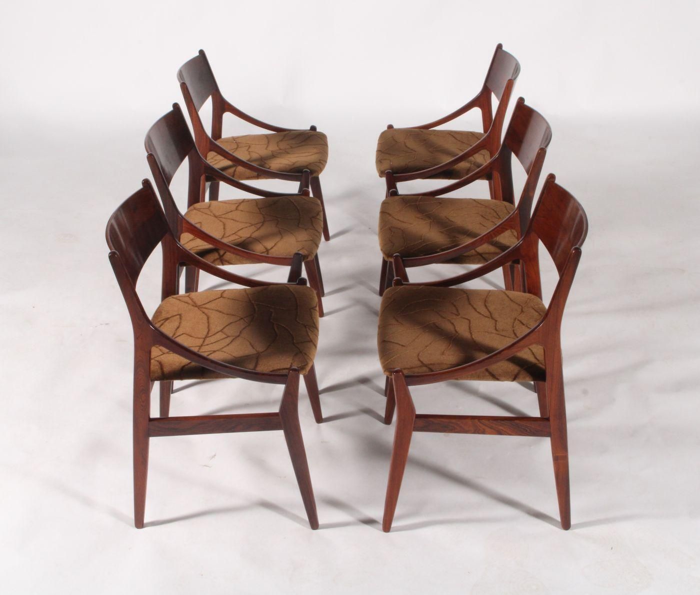Set Of Six Stunning Mid Century Danish Rosewood Chairs photo buy