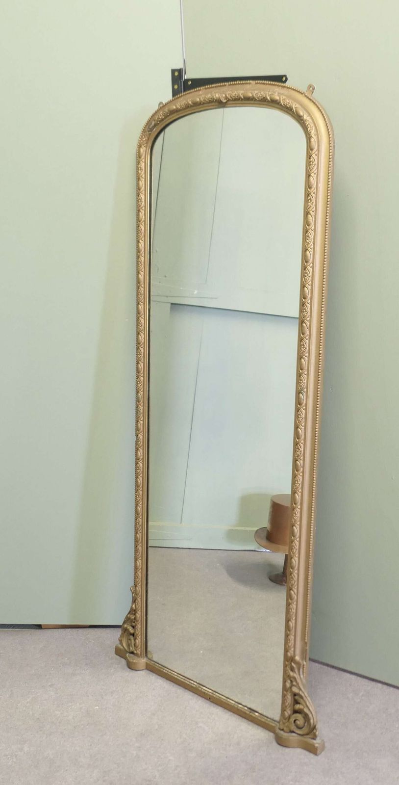 Full Length French 19th Century Louis Philippe Wall Mirror photo vinterior