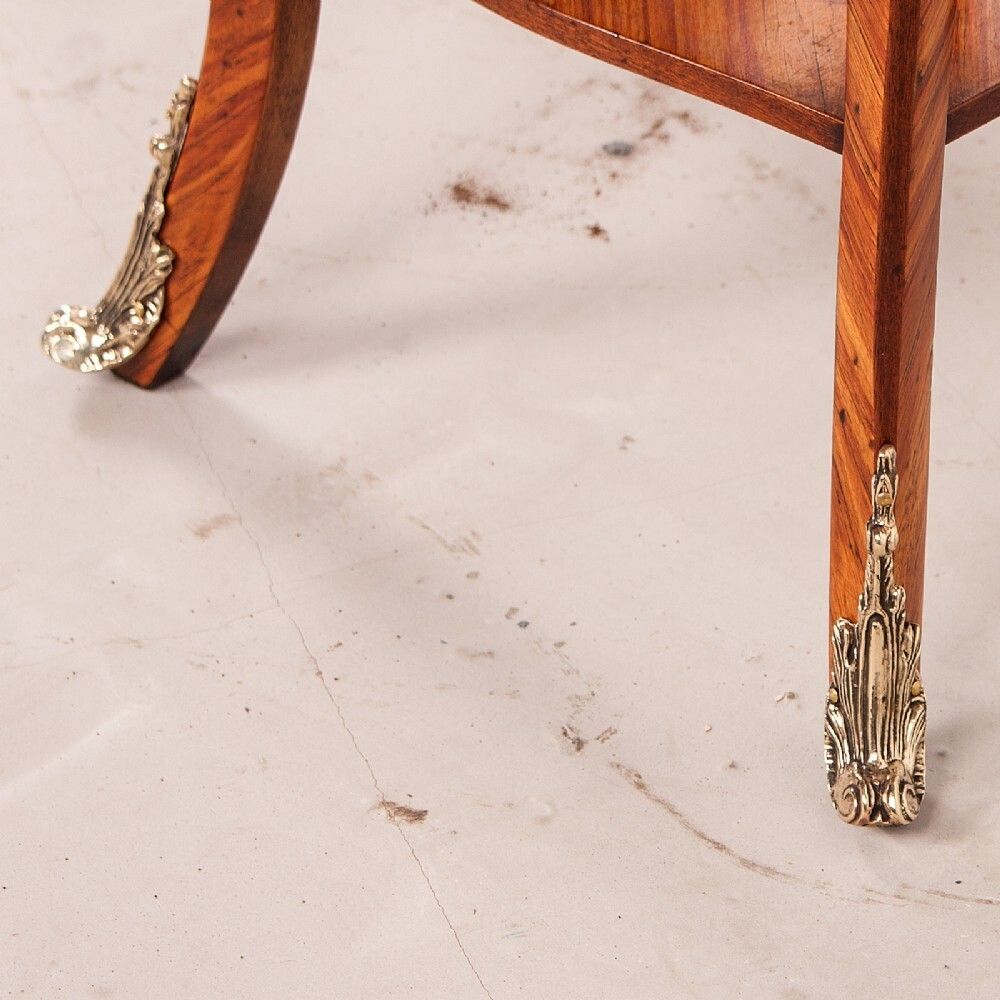 photo furniture Superb Quality Pair Of French Marquetry Bedside Tables