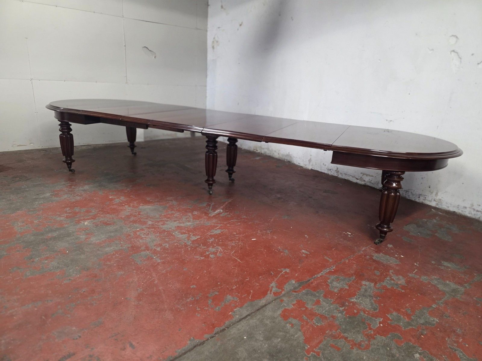 Antique Large William IV Mahogany Banquet/Extending Dining Table 1840s. photo 8950.0