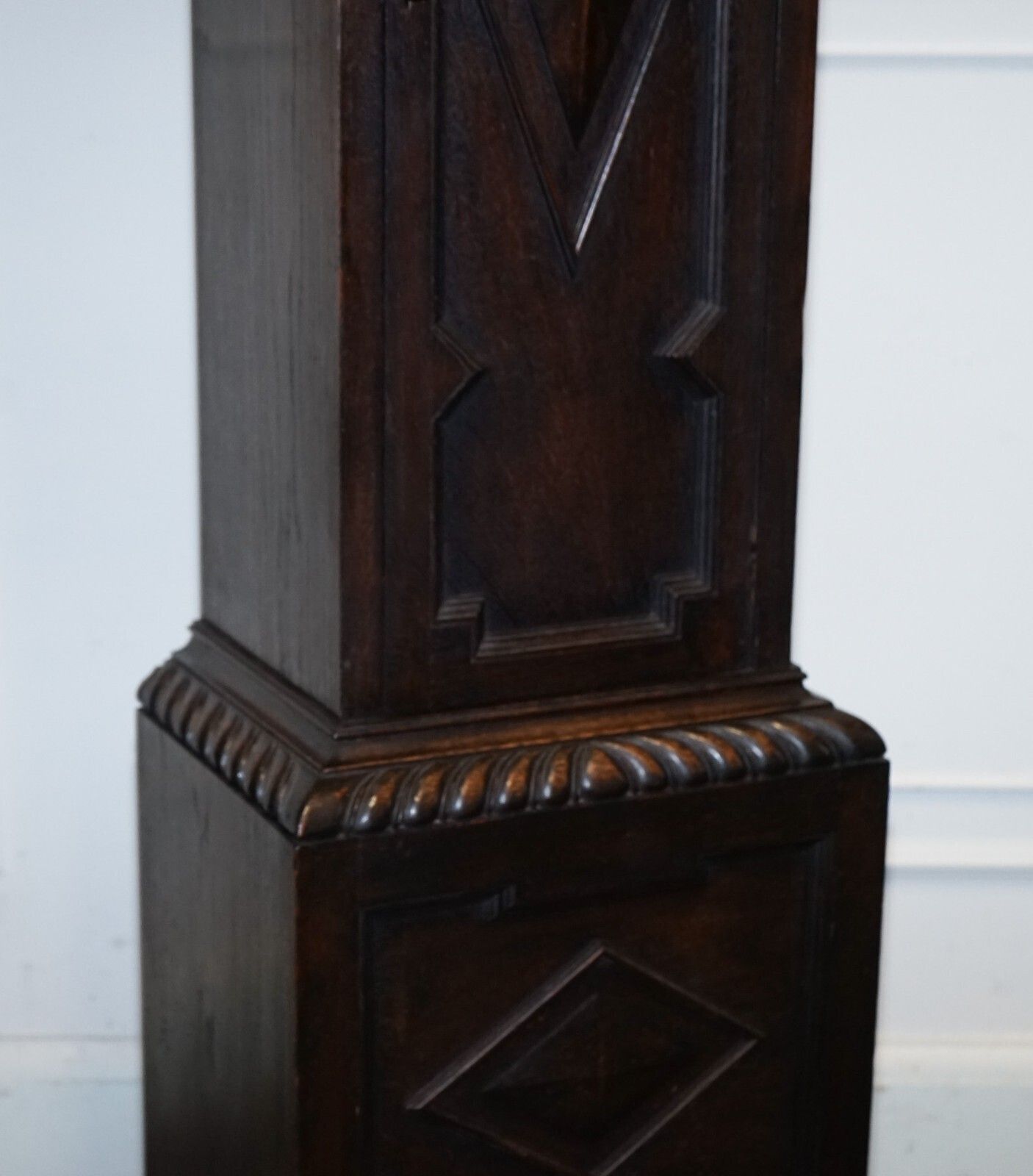 Antique English Arts & Crafts 8 Day Longcase Grandfater Clock By Maple London photo 2750.0