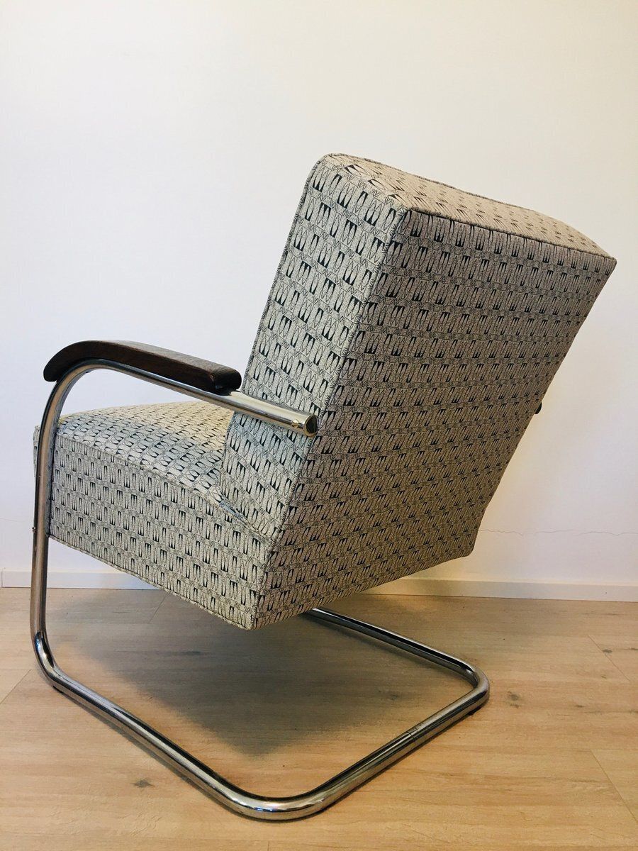 photo for sale Bauhaus Tubular Steel Armchair From Mücke Melder, 1930s