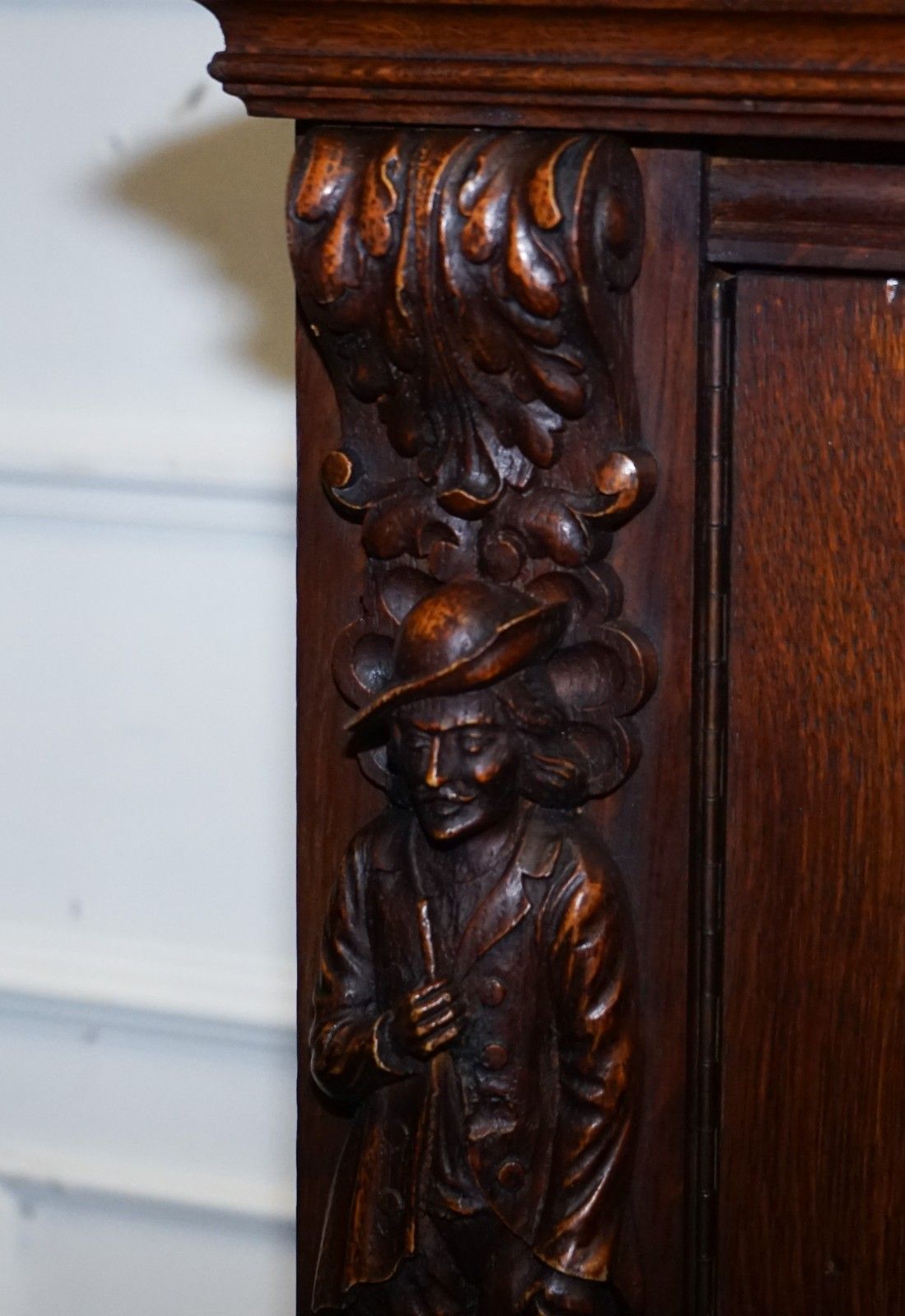 19th Century Renaissance Style French Carved Walnut Cabinet With Shelves photo 2250.0
