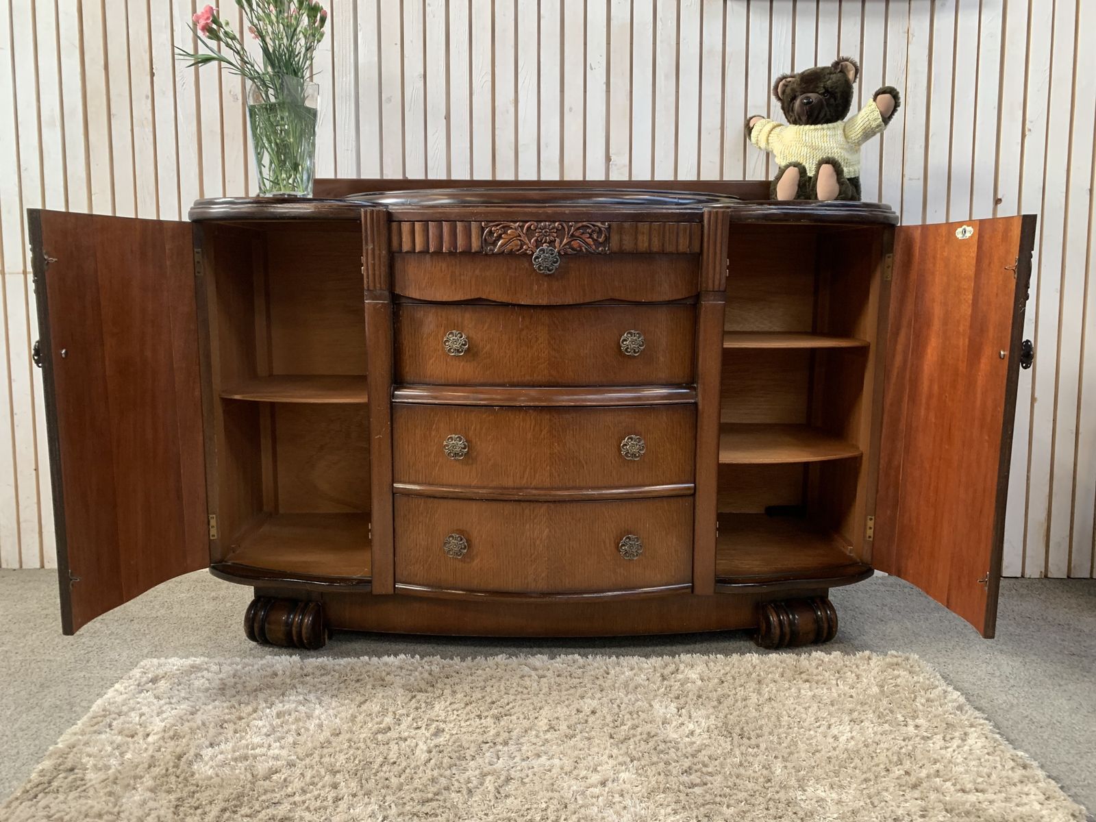 Lifetime Furniture Company  Art Deco Sideboard Or Buffet photo for sale