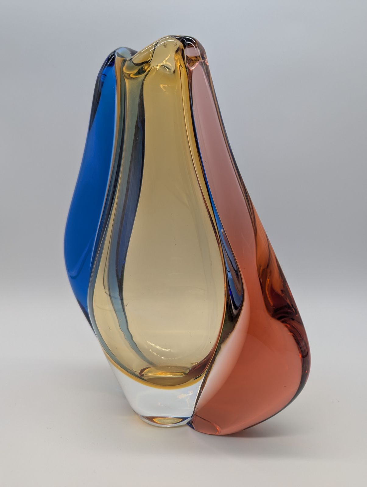 Large Romana Vase By Hana Machovská, Mstisov Glassworks, 1960s photo 295.0