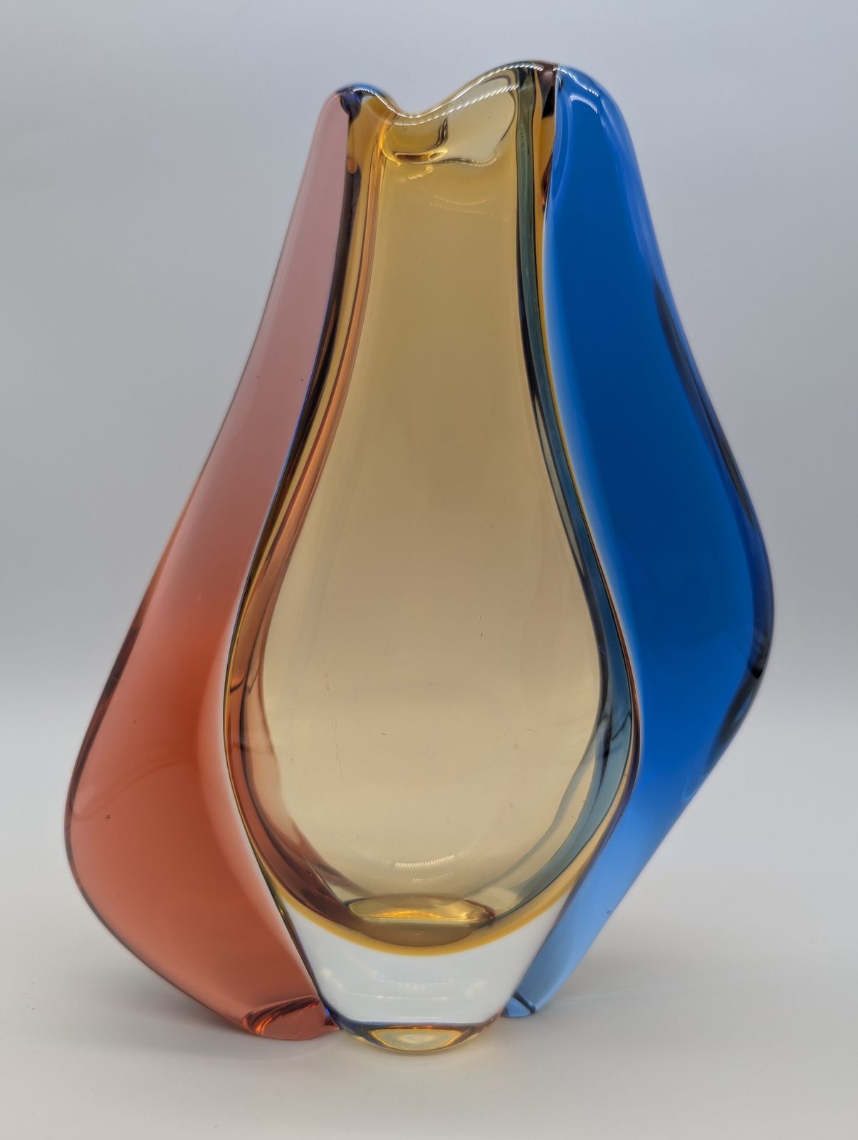 Large Romana Vase By Hana Machovská, Mstisov Glassworks, 1960s