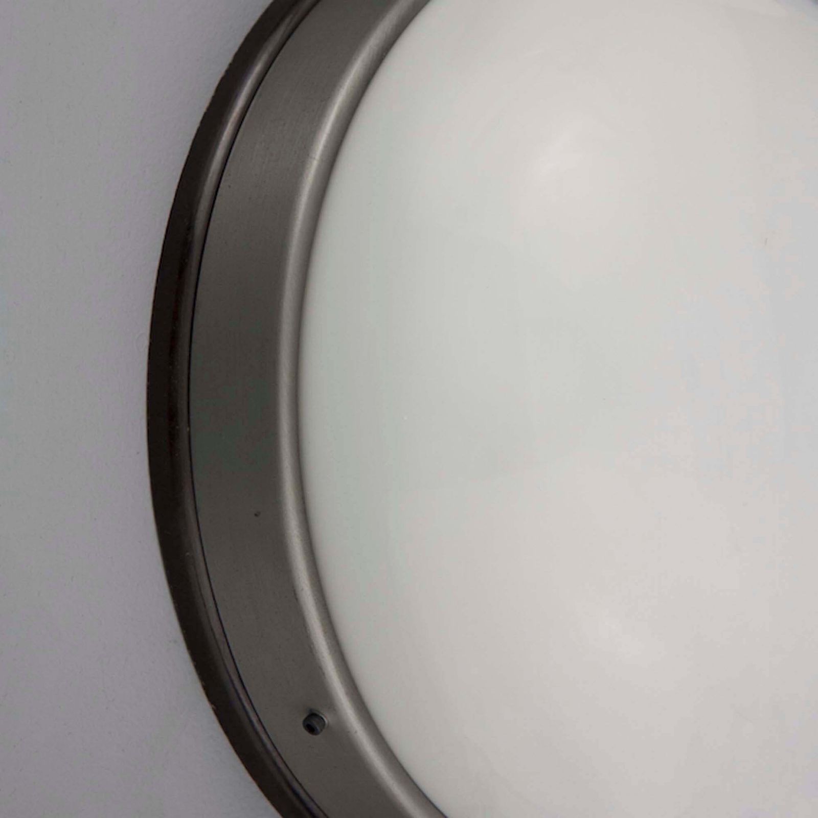 Flush Mount Round Opaline Wall Light   27cm photo furniture