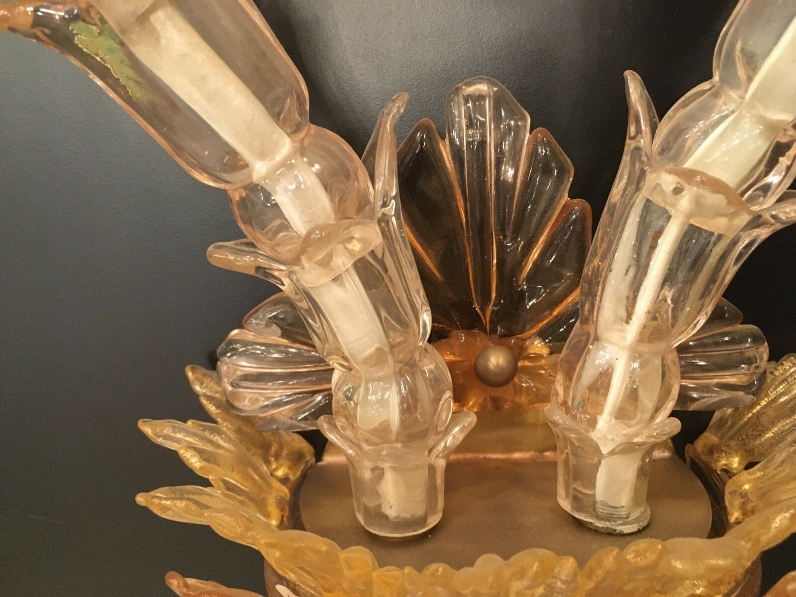 Pair Of "Seguso, Flavio Poli, Hotel Bristol", Merano Rezzonico. photo buy