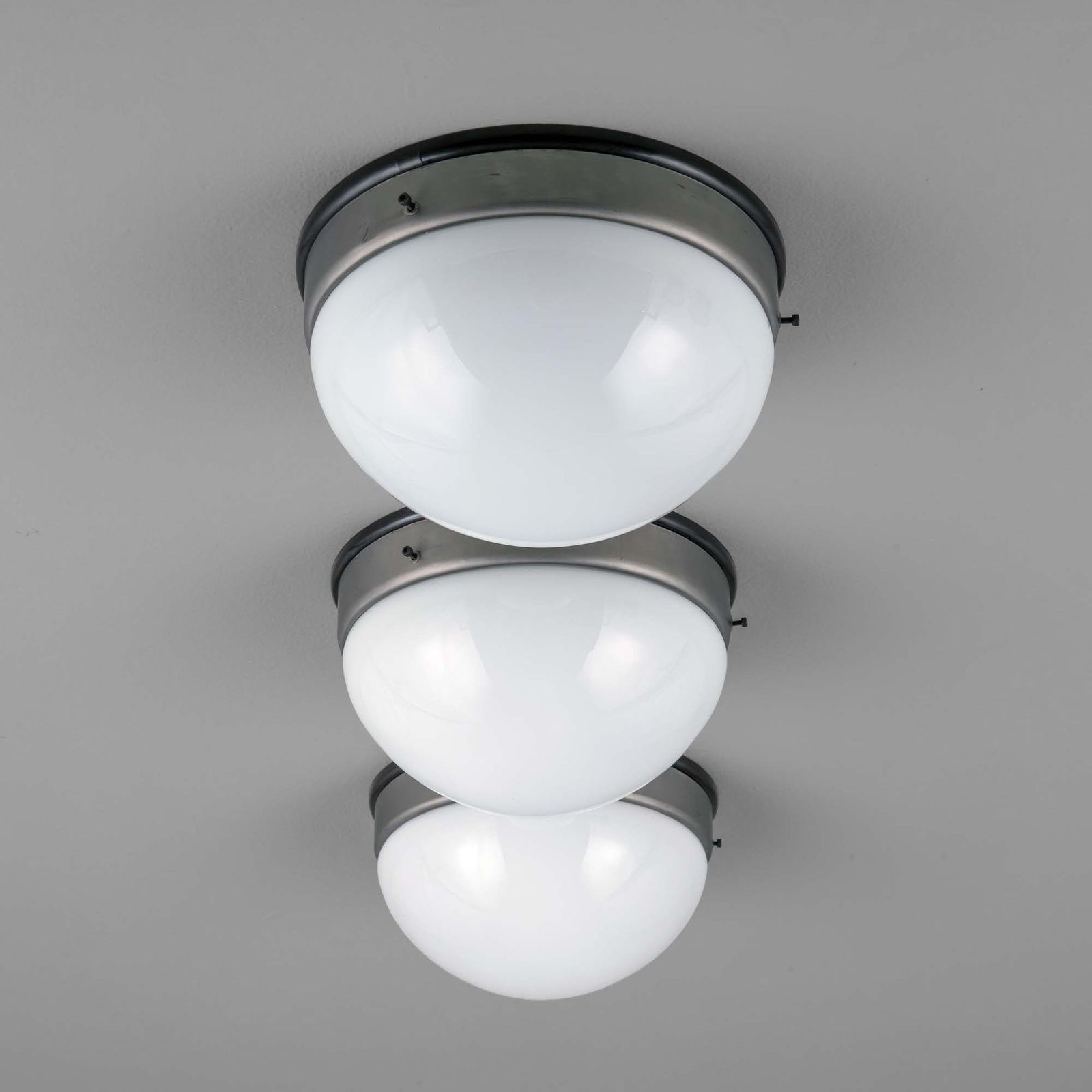 Small Round Surface Mount Opaline Light   22cm photo 300.0